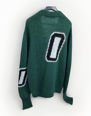 Louis Vuitton x Virgil Abloh Graphic Print Mohair Long Sleeve Cardigan، الصورة 2