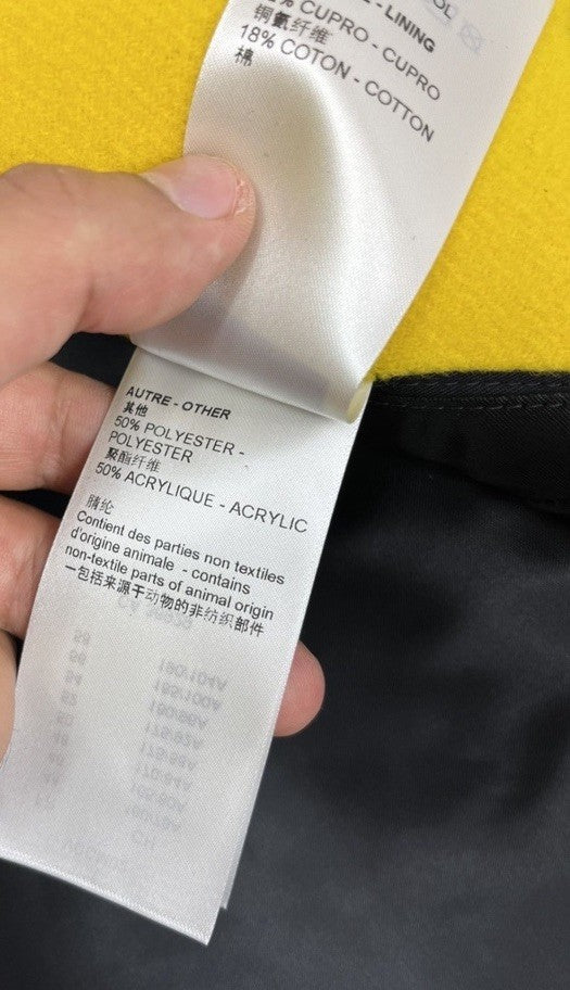 Louis Vuitton x Virgil Abloh Panter Leather Sleeves Varsity Jacket, photo 15