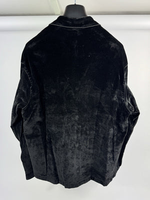Prada Triangle Logo Velvet Shirt &amp; Trousers، الصورة 4