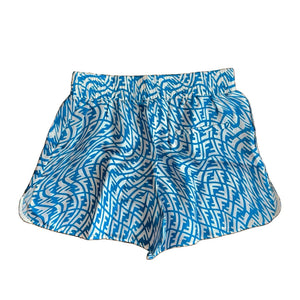Fendi FF Vertigo Print Blue Bermuda Shorts، الصورة 2