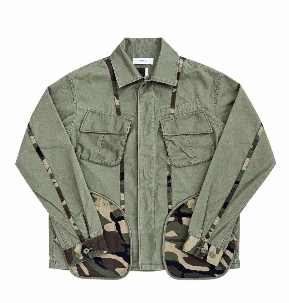 Facetasm Camouflage Print Light Jacket, photo 1