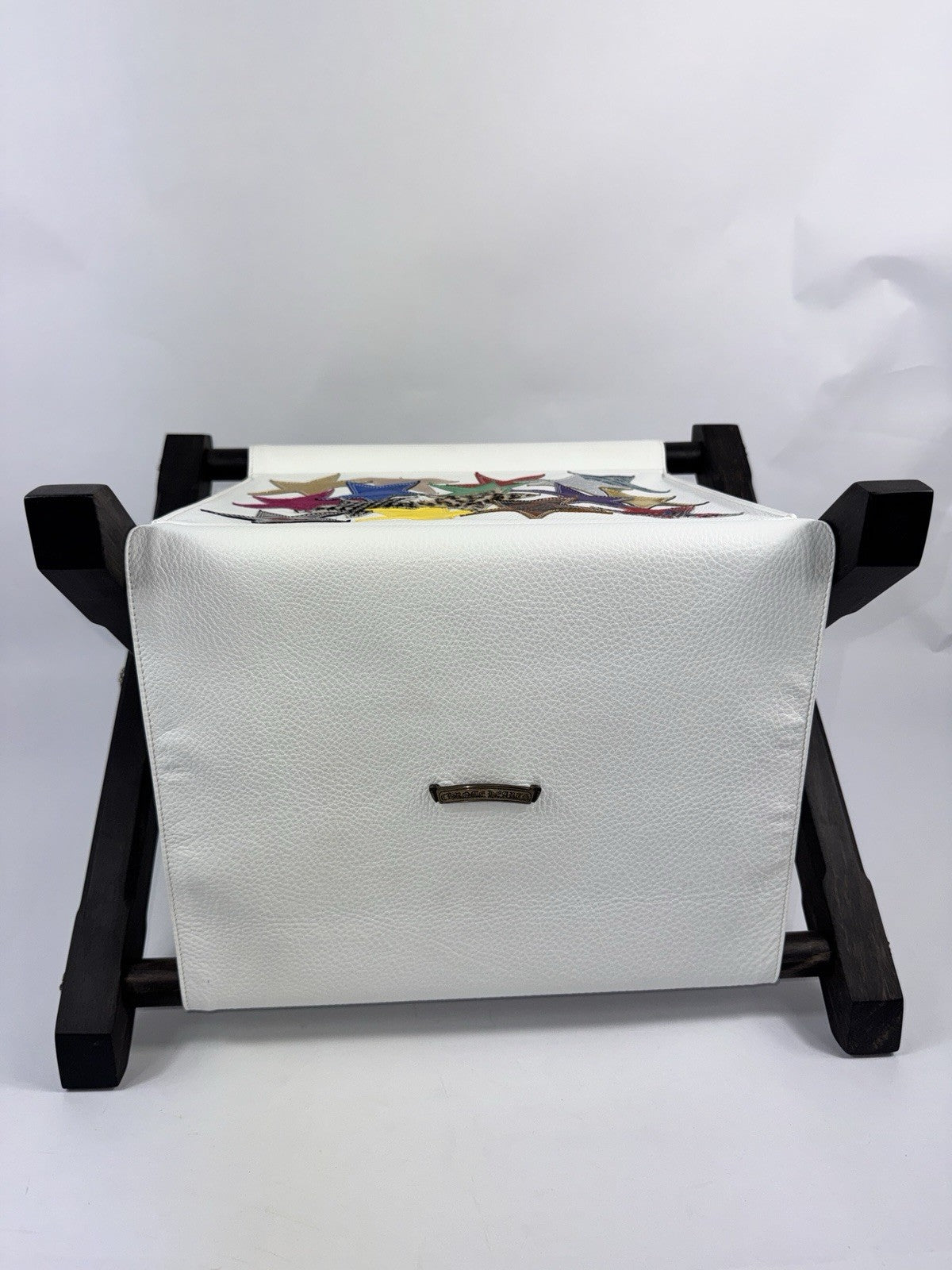 Chrome Hearts Star Patch Work Leather Magazine Holder Crib, photo 9