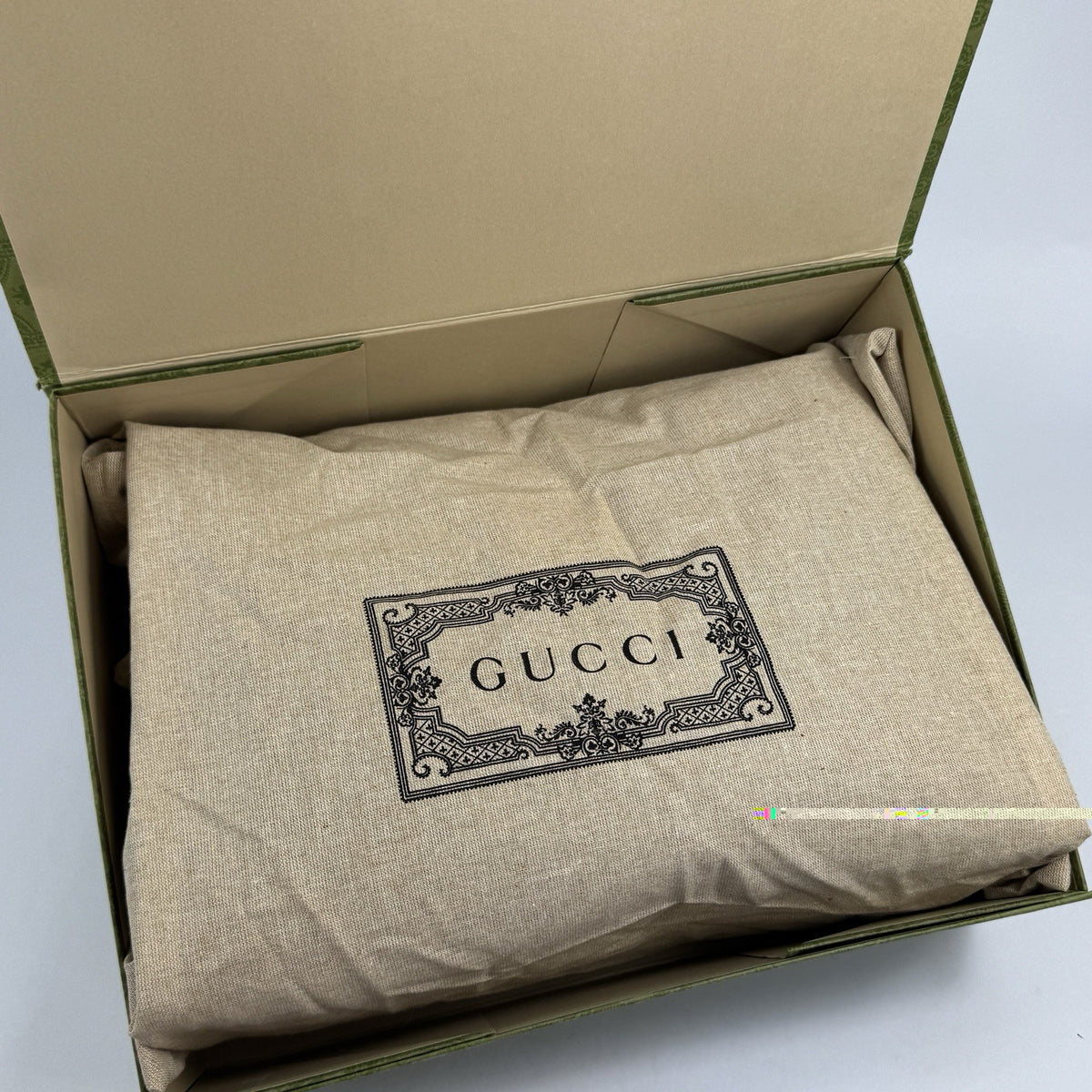 Gucci Padlock GG Supreme Medium Canvas Tote Bag With Gold Hardware, photo 13
