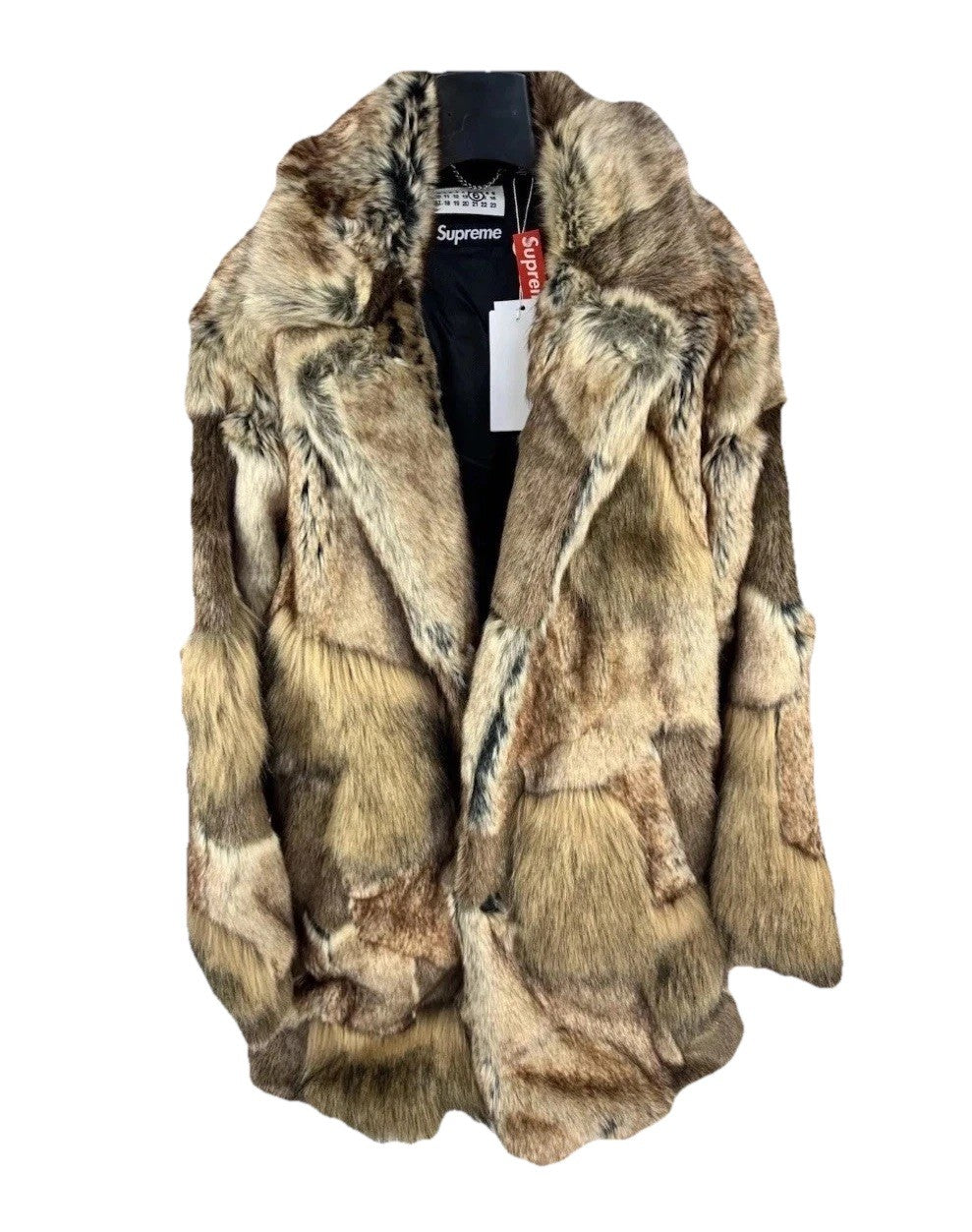 Supreme x Maison Margiela Patchwork Faux Fur Coat, photo 1