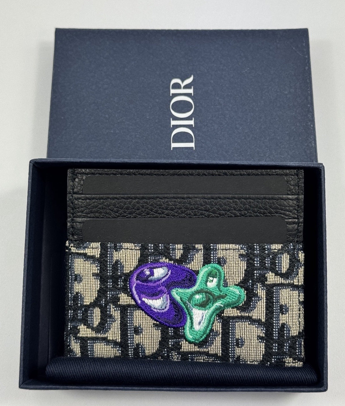 Dior x Kenny Scharf Oblique Card Holder, photo 2