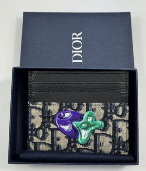 Dior x Kenny Scharf Oblique Card Holder, photo 2