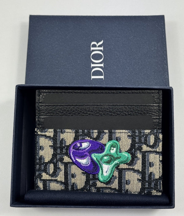 Dior x Kenny Scharf Oblique Card Holder, photo 2