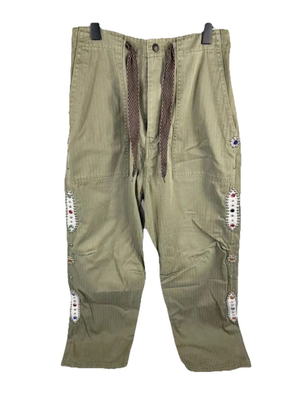 Kapital Easy Baker Straight Leg Embellished Trousers, photo 1