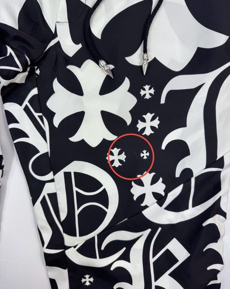 Chrome Hearts Logo Print Silk Pants, photo 6