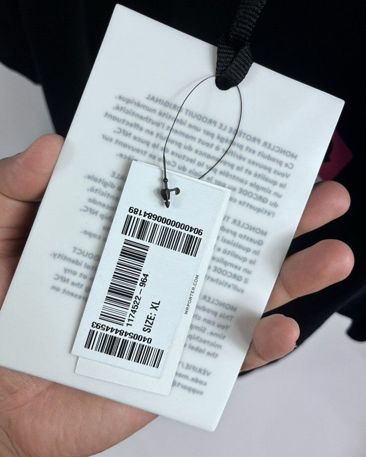 Moncler x Fragment Hiroshi Fujiwara Black Maglia T-Shirt, photo 8