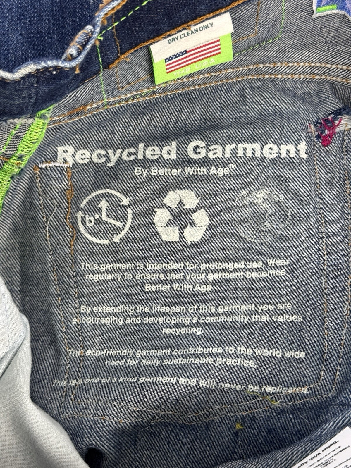 Better With Age Gentlemen’s Triple Wide Long Denim Shorts, photo 13