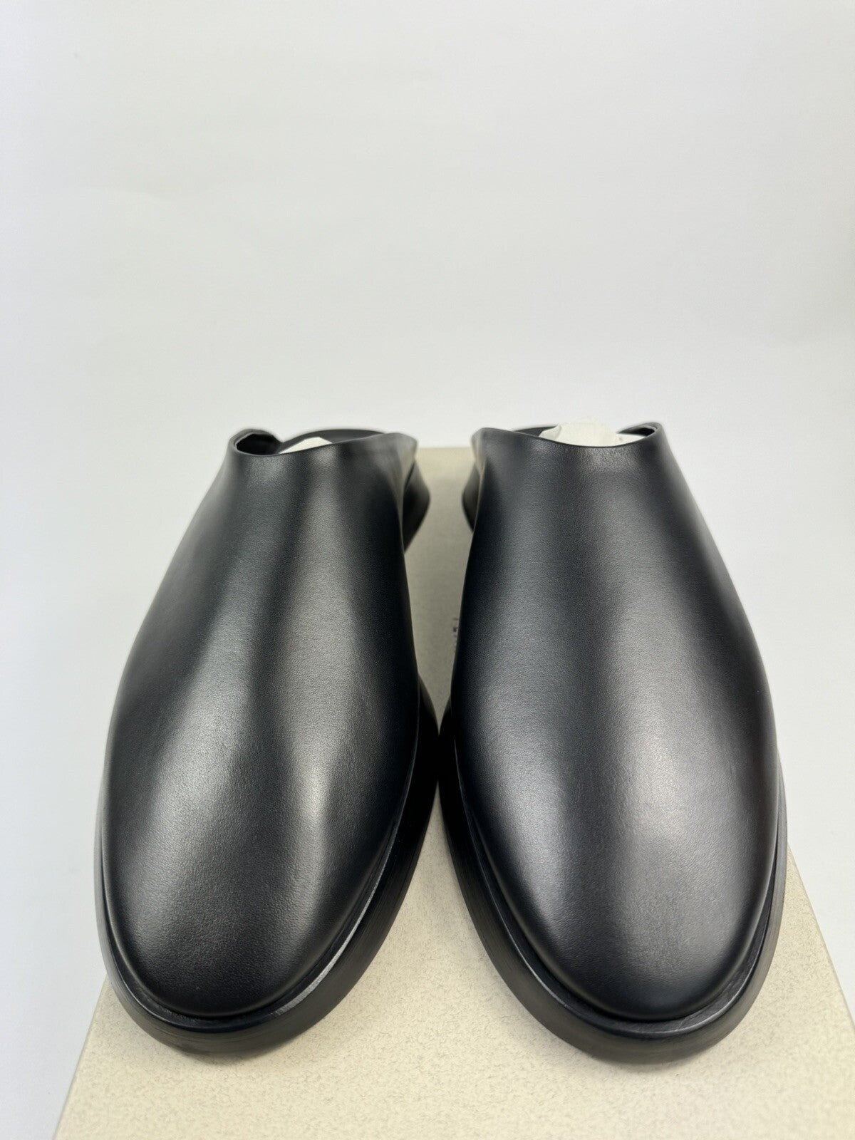 Fear of God Black Leather Backless Mules, photo 2