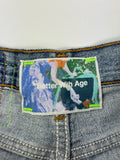 Better With Age Gentlemen’s Triple Wide Long Denim Shorts، الصورة 10