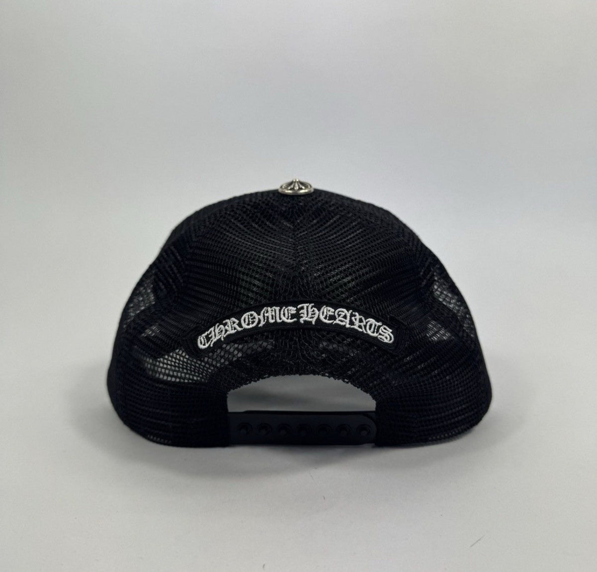 Chrome Hearts Triple Pink Cross Patch Trucker Cap, photo 5