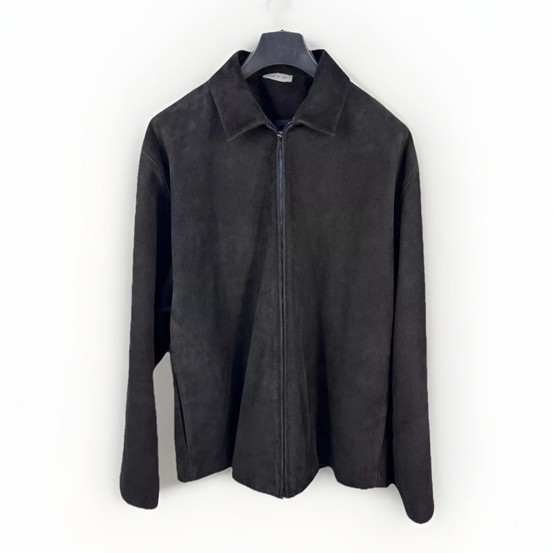 Fear of God Suede Zip Up Jacket, photo 1
