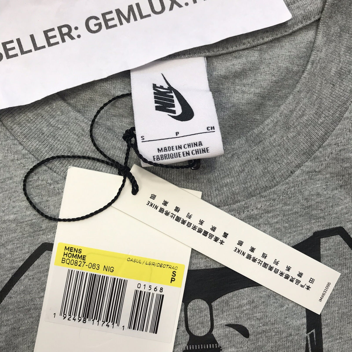Nike x Off-White NRG A6 Print Grey T-Shirt, photo 6