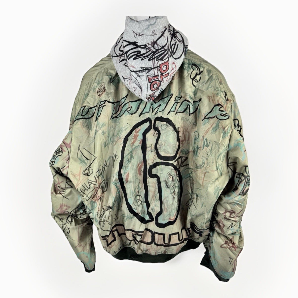 Mowalola New York Graffiti Oversized Reversible Jacket, photo 3
