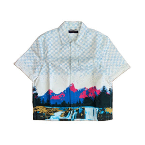 Louis Vuitton Landscape Shirt Sleeve Denim Over Shirt SS23（写真1）
