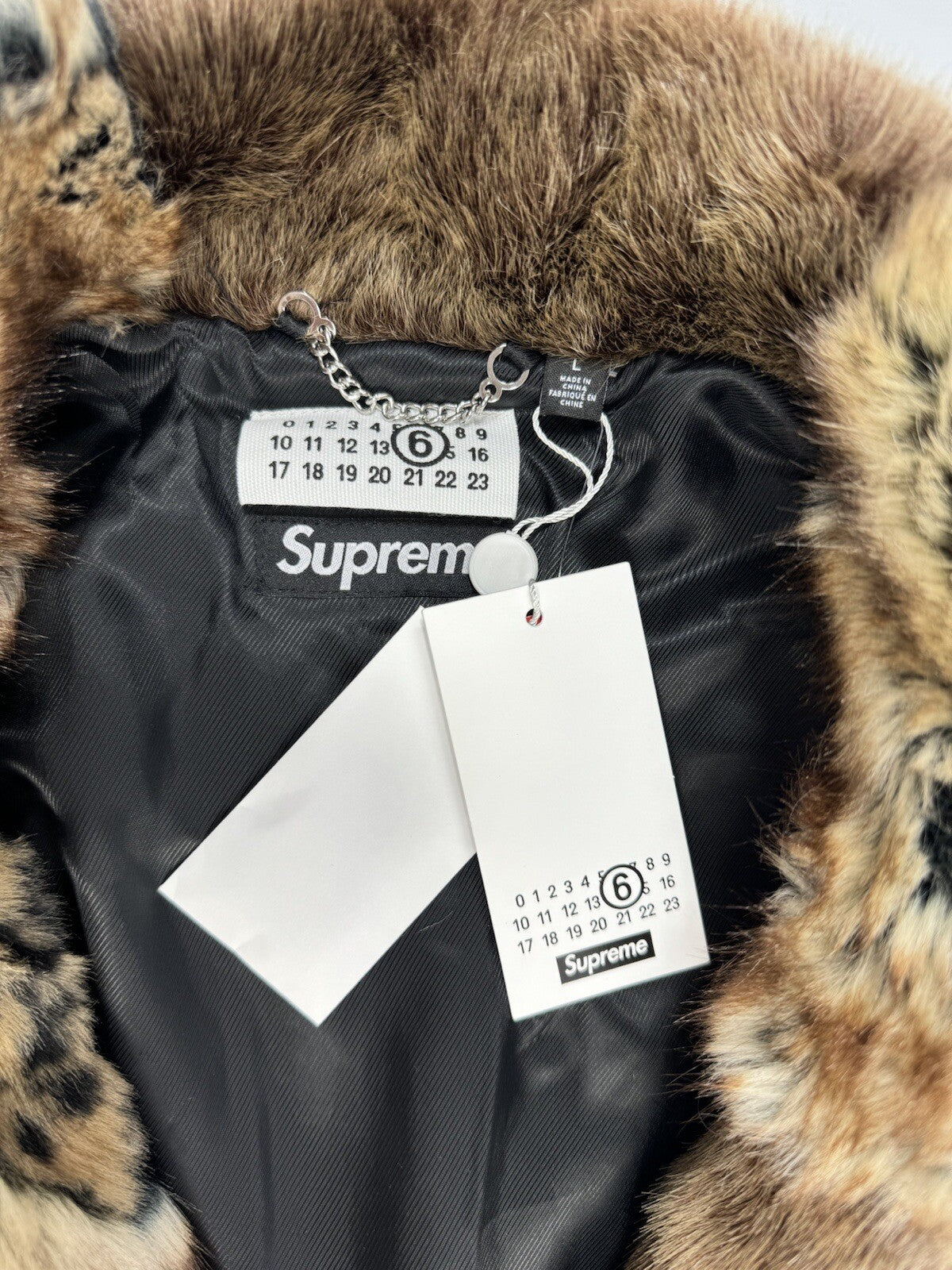Supreme x Maison Margiela Patchwork Faux Fur Coat, photo 4