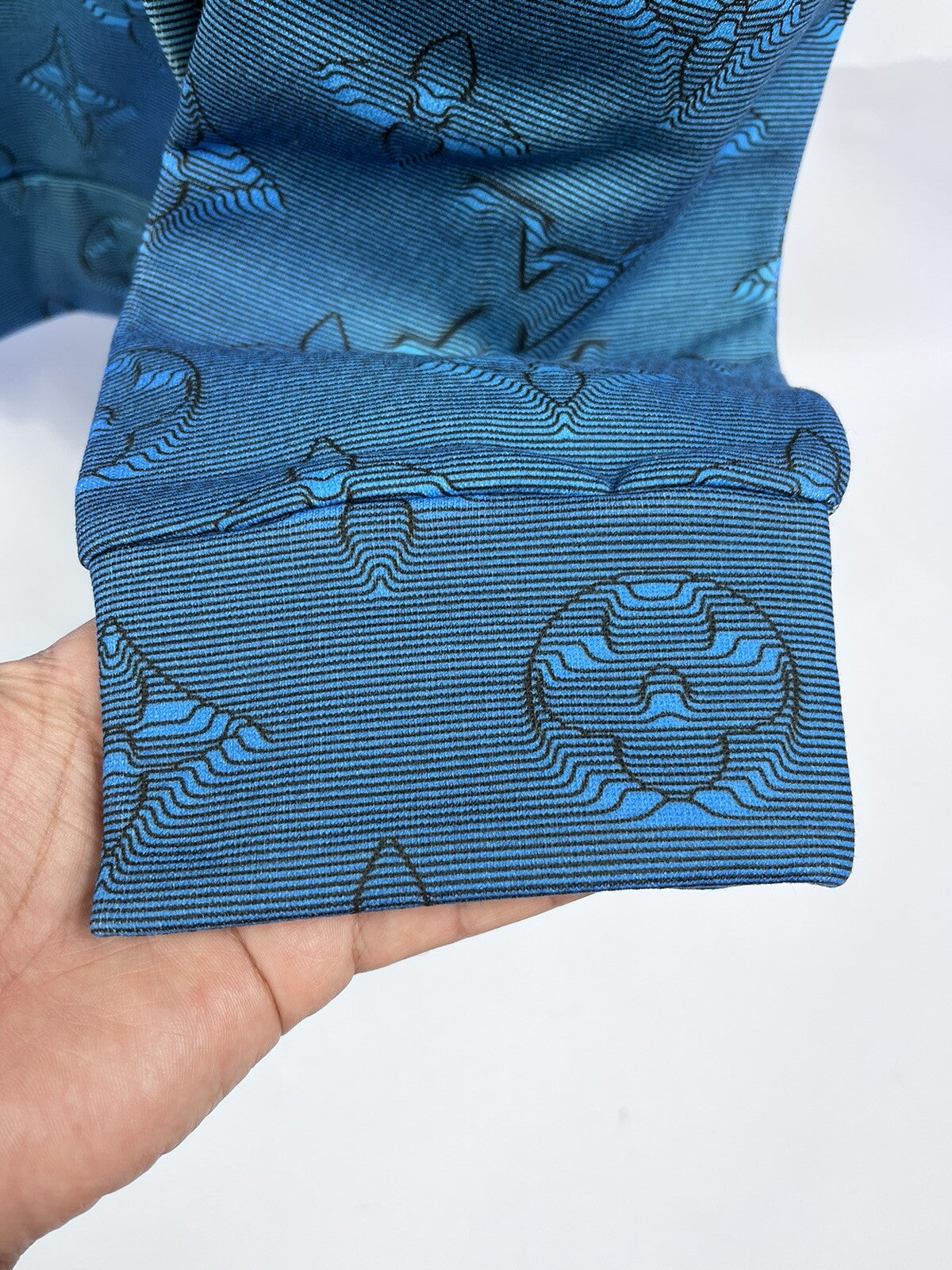 Louis Vuitton x Virgil Abloh Illusion 2054 Blue Hoodie, photo 10