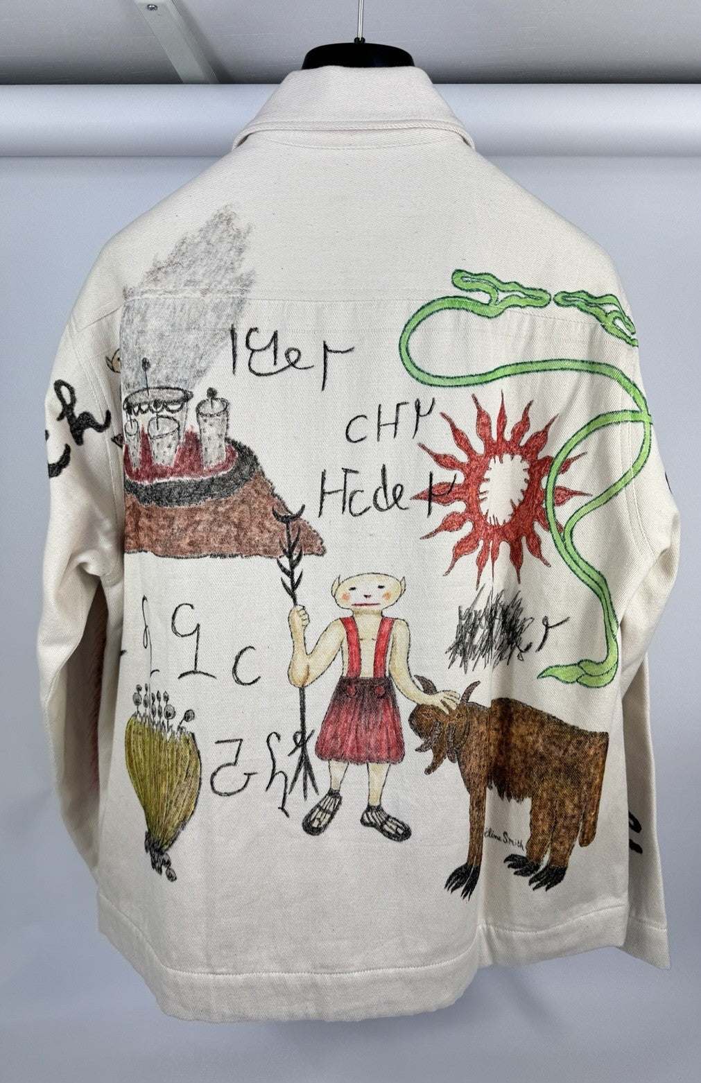 Kartik Research x Small Studios Embellished Printed Denim Jacket, photo 2