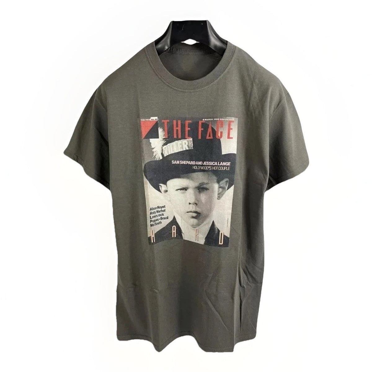 The Face x Fragment Design Cover 03 Print Charcoal T-Shirt, photo 1