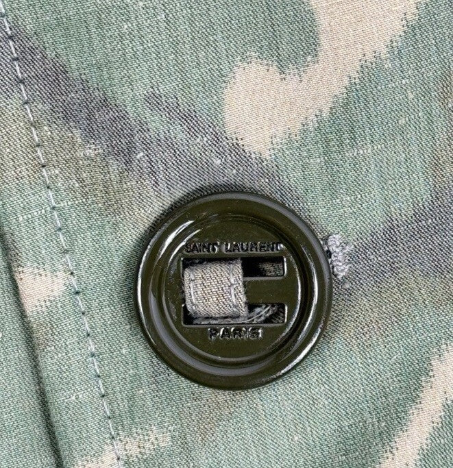 Saint Laurent Shearling Lined Camo Parka, photo 7
