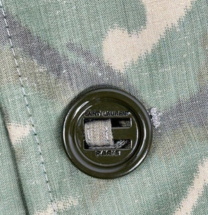 Saint Laurent Shearling Lined Camo Parka, photo 7