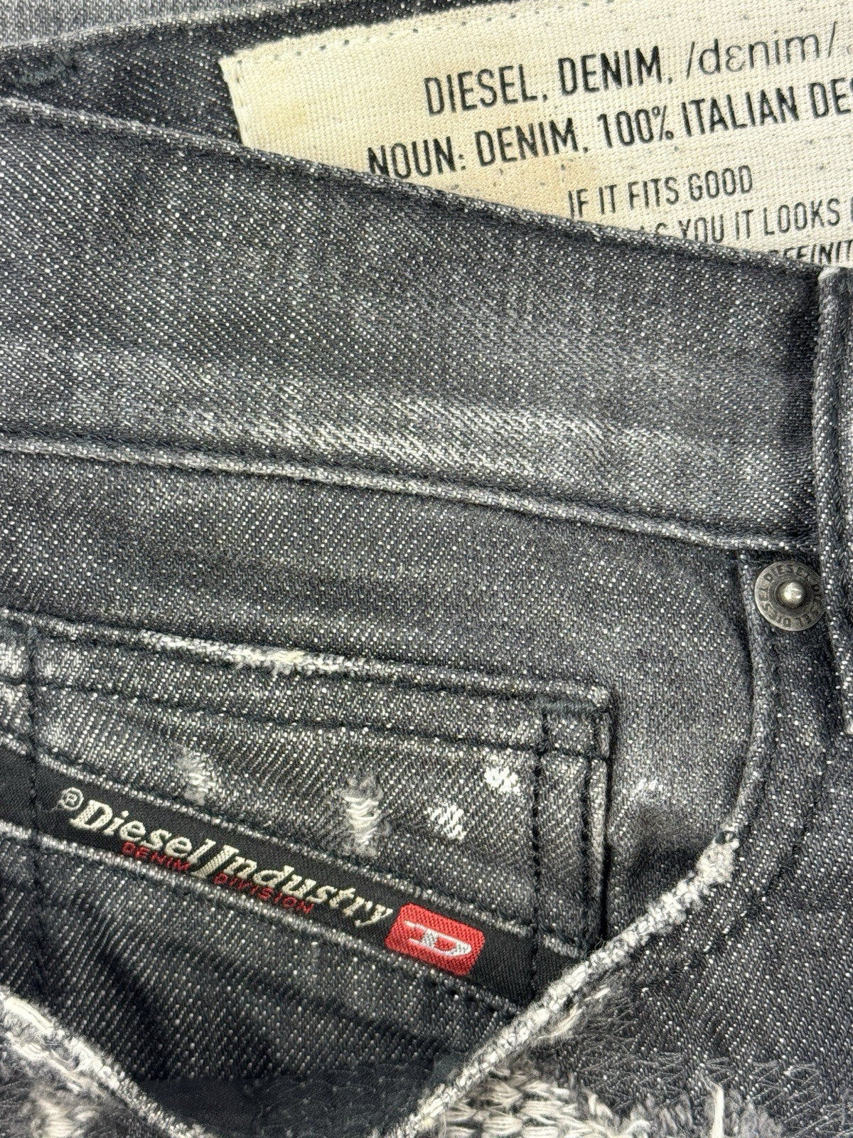Diesel Distressed Denim Jeans, photo 5