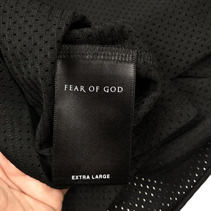 Fear of God 5th Collection 2017 Mesh Black Long Sleeve Jersey Oversized T-Shirt، الصورة 4