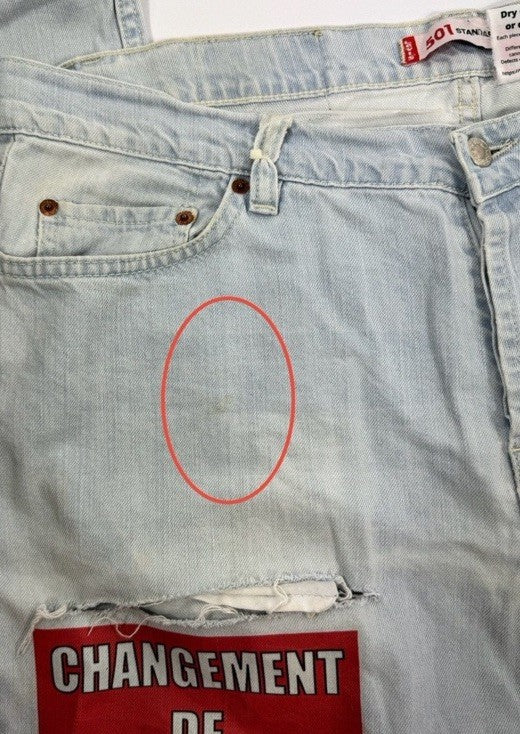 Levi’s Coucou Bebe Changement De Propriétaire Distressed Jeans, photo 4