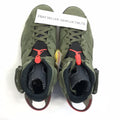 Nike Air Jordan 6 Retro Travis Scott Army Green Trainers، الصورة 3