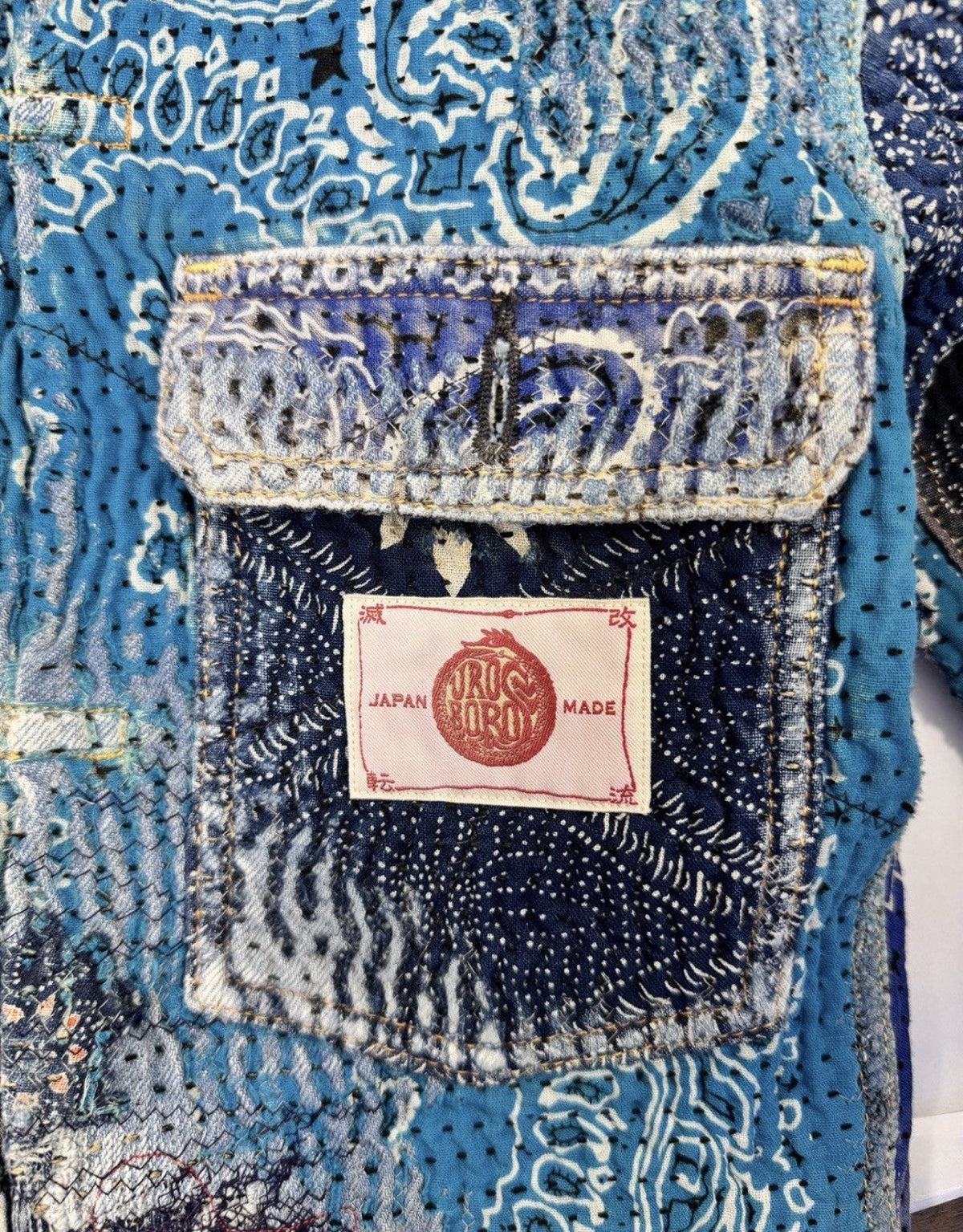 Proleta Re Art Japan #781 Bandana Denim Jacket, photo 7