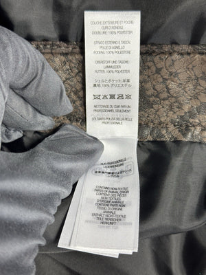Supreme Baggy Lizard Print Leather Shorts، الصورة 8