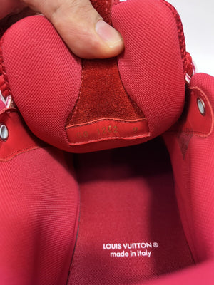 Louis Vuitton x Virgil Abloh Red SK8 Trainers، الصورة 11