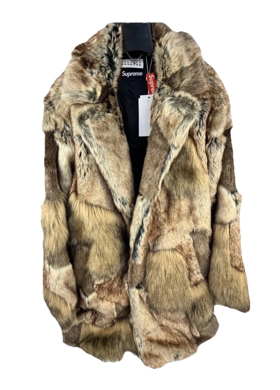 Supreme x Maison Margiela Patchwork Faux Fur Coat, photo 1