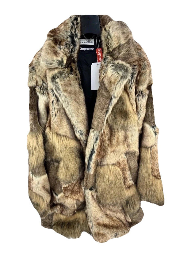 Supreme x Maison Margiela Patchwork Faux Fur Coat, photo 1