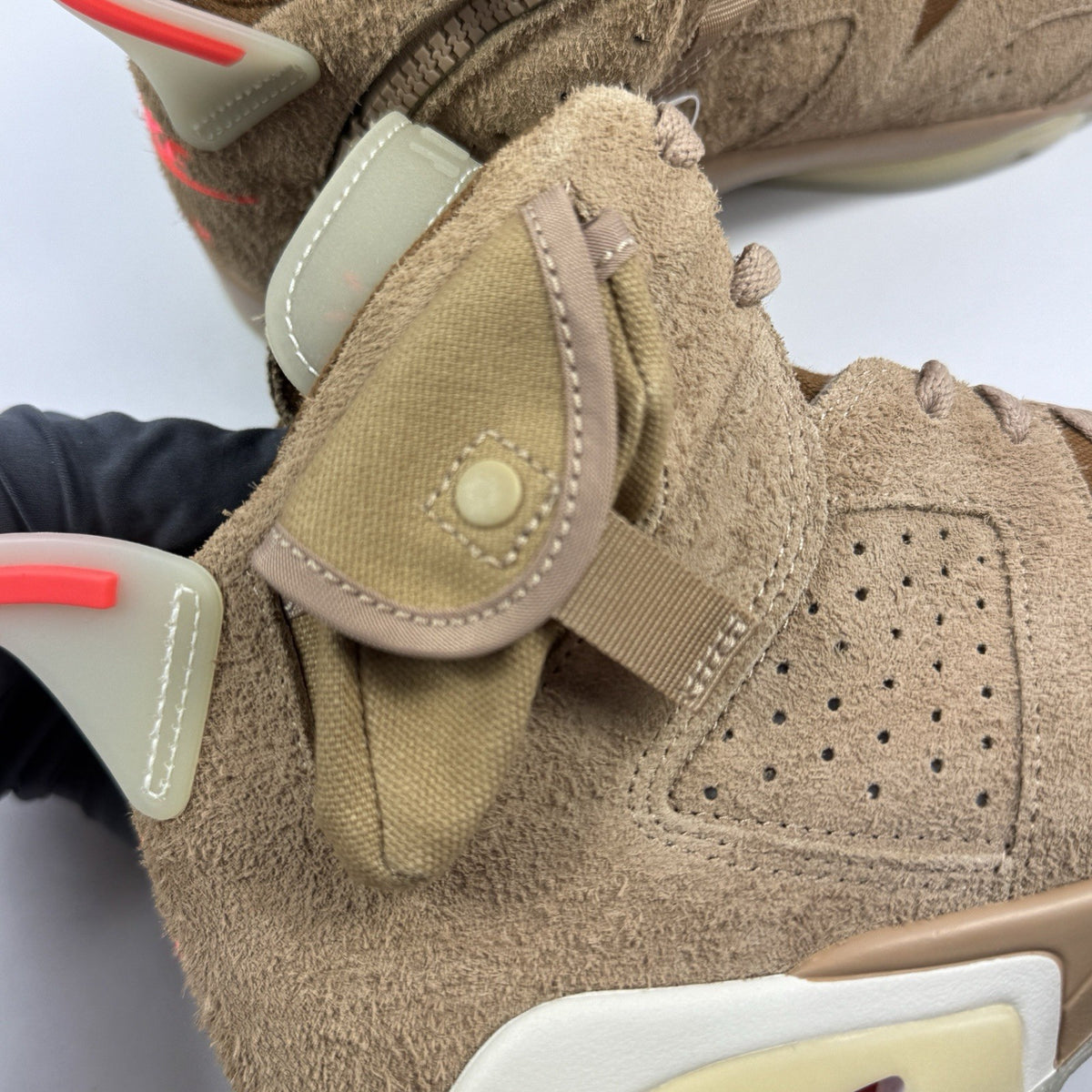 Travis Scott x Jordan 6 Retro British Khaki Sneakers, photo 10