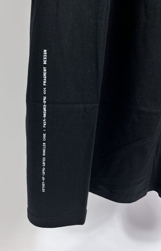 Moncler x Fragment Hiroshi Fujiwara Black Maglia T-Shirt, photo 5