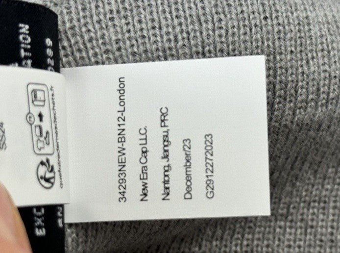 Supreme x New Era Logo Embroidered Beanie, photo 9
