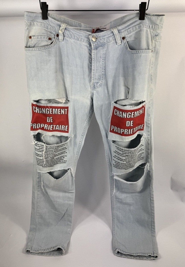 Levi’s Coucou Bebe Changement De Propriétaire Distressed Jeans, photo 2