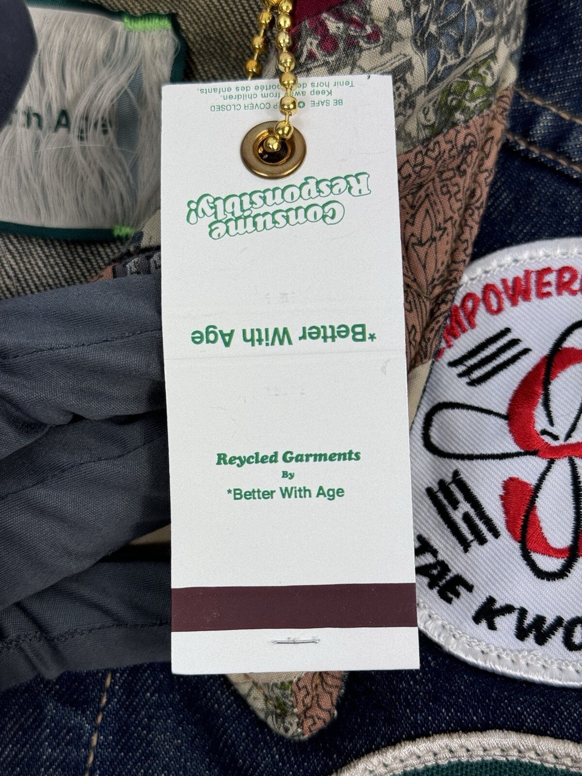Better With Age Patch Work Denim Jacket, photo 13