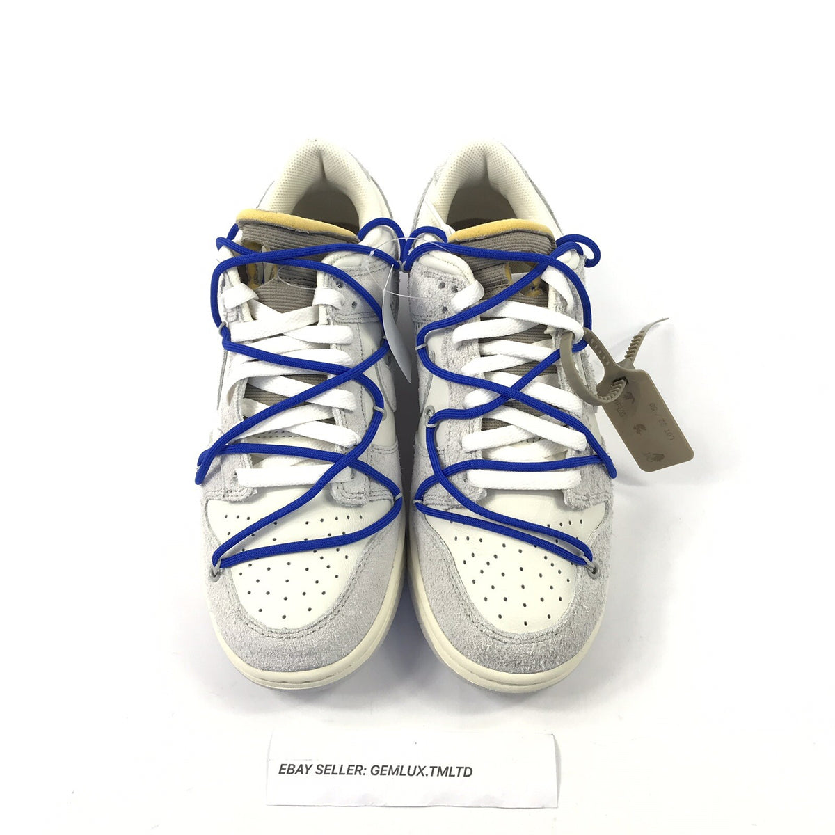 Nike x Off-White Dunk Low Lot 32 Trainers, photo 3