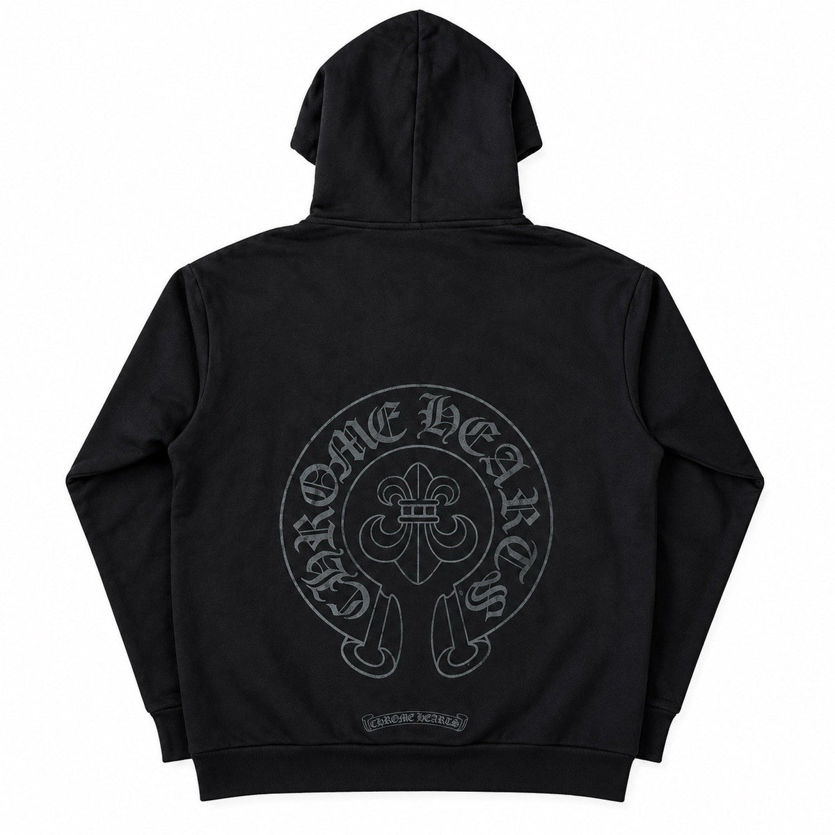 Chrome Hearts Cannes Exclusive Black Logo Print Hoodie, photo 1