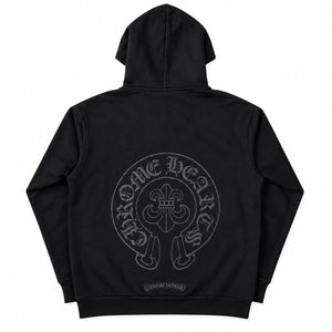 Chrome Hearts Cannes Exclusive Black Logo Print Hoodie, photo 1