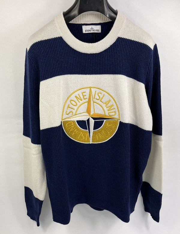 Stone Island Logo Block Knitted Jumper, photo 2