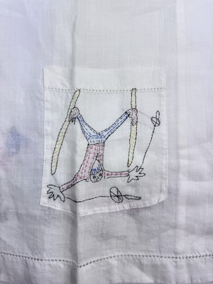Bode Skiers Linen Shirt, photo 4