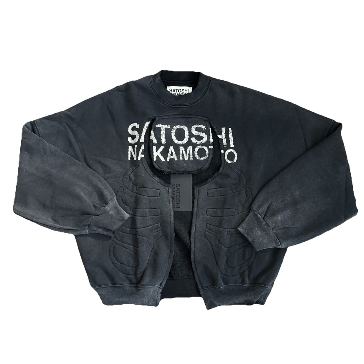 Satoshi Nakamoto Bone Crewneck Sweater, photo 1