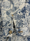 Louis Vuitton x Virgil Abloh 2022 Floral Distressed Denim Jacket، الصورة 7