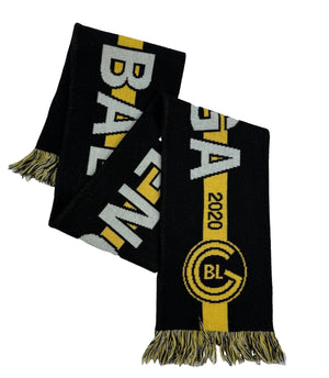 Balenciaga Logo Print Knit Soccer Scarf، الصورة 1